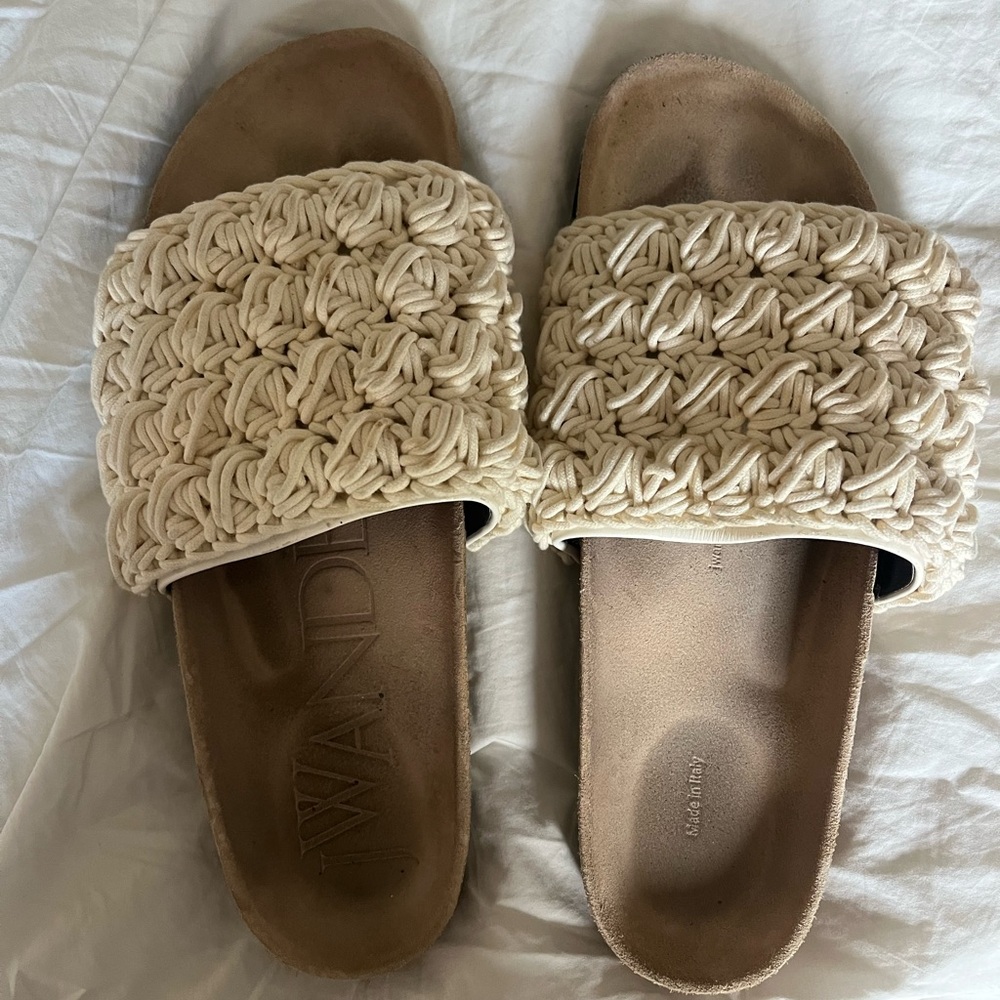 JW Anderson Crochet Slides